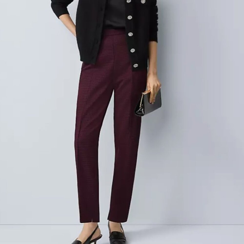 Ann Taylor Natalie Pant in Houndstooth